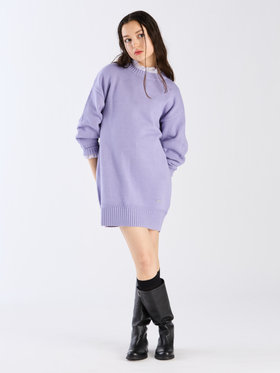 To b. by agnès b. 【Outlet】ソフトニットミニワンピース パープル