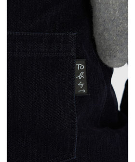 To b. by agnès b. フロッキー デニムパンツ ネイビー