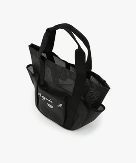 FEMME ウィメンズ agnes b. x arena メッシュバッグ ブラック