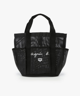 FEMME ウィメンズ agnes b. x arena メッシュバッグ ブラック