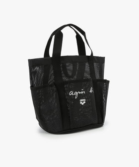FEMME ウィメンズ agnes b. x arena メッシュバッグ ブラック