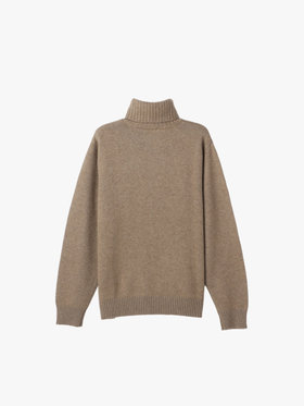 FEMME ウィメンズ カシミヤ タートルネック 長袖 ニット プルオーバー "Senga" グレー系その他