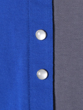ENFANT ユニセックス JF59 E CARDIGAN キッズ カーディガン ブルー