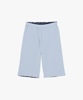 ENFANT ユニセックス キッズ プリント コットン リバーシブル ハーフ パンツ "Hawai" ネイビー