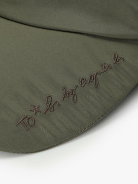 To b. by agnès b. 【Outlet】ロゴ刺繍 キャップ カーキ