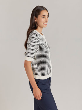 FEMME ウィメンズ 【Outlet】LM87 GILET カーディガン アイボリー