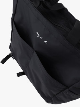 ENFANT ユニセックス ロゴ ペアレンツバッグ マザーズバッグ ブラック