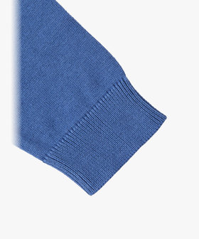 ENFANT ベビー ベビー ロゴ刺繍 コットン 長袖 ニットプルオーバー ブルー系その他