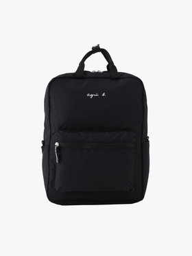 ENFANT ユニセックス キッズ ロゴ リュックサック ブラック