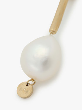 To b. by agnès b. 淡水パール ピアス ゴールド