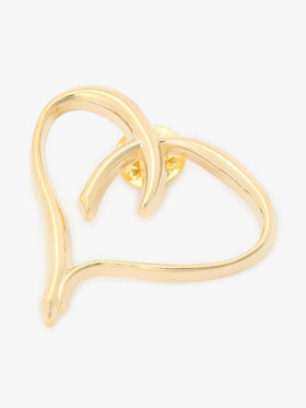 FEMME ウィメンズ ピンバッジ ”New Heart” ゴールド