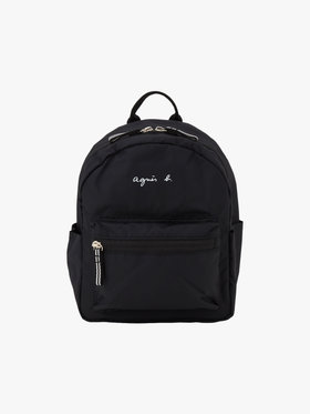 ENFANT ユニセックス キッズ ロゴ ミニリュックサック ブラック