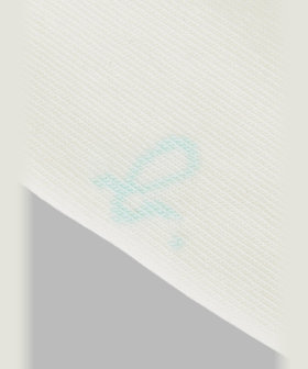 FEMME ウィメンズ メッセージ ソックス "Give love" ターコイズブルー