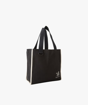 To b. by agnès b. To b. by agnes b.× green label relaxing コットン パイピング トートバッグ ブラック