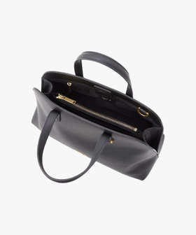VOYAGE ウィメンズ バッグ＆ウォレット レザー 2way ミディアム トートバッグ "Chrisrelle" ABS01-05 ブラック