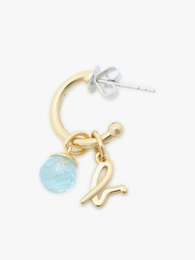 FEMME ウィメンズ ストーンピアス ”Sky Topaz” ブルー