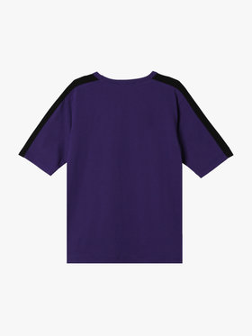 ENFANT ユニセックス キッズ ロゴ プリント コットン 半袖 Tシャツ パープル系その他