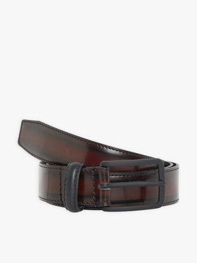 HOMME メンズ メンズ レザー ベルト ”Gil” レッド