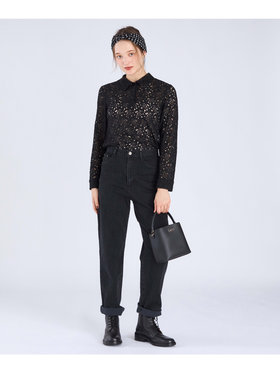 To b. by agnès b. 【Outlet】ラッセルレースポロ ブラック