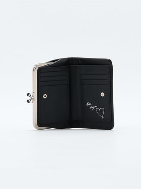 VOYAGE ウィメンズ バッグ＆ウォレット レザー がま口 ウォレット "Irene" PAW07-03 ブラック