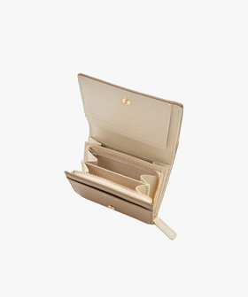 VOYAGE ウィメンズ バッグ＆ウォレット レザー 二つ折り ウォレット WAW01-07 ベージュ