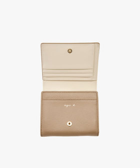 VOYAGE ウィメンズ バッグ＆ウォレット レザー 二つ折り ウォレット WAW01-07 ベージュ