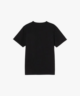 FEMME ウィメンズ プリント コットン 半袖 Tシャツ "French Film Festival" ブラック