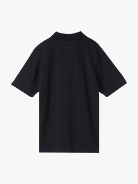 HOMME メンズ メンズ アイコニック 刺繍 コットン 半袖 ポロシャツ "Lezard" ブルー系その他