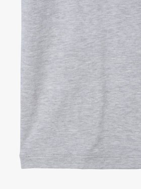 ENFANT ユニセックス キッズ ロゴ プリント コットン 半袖 Tシャツ グレー