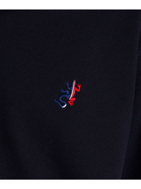 HOMME メンズ メンズ アイコニック 刺繍 コットン 半袖 ポロシャツ "Lezard" ブルー系その他