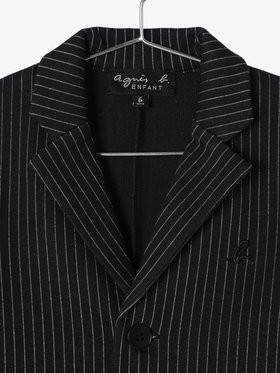 ENFANT ボーイズ 【セットアップ対応商品】JIU8 E VESTE キッズ ジャケット ブラック