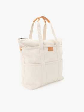 VOYAGE ウィメンズ バッグ＆ウォレット コットン ラージ トートバッグ ABS10-02 オフホワイト