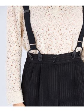 To b. by agnès b. 【Outlet】サスペンダーパンツ ブラック