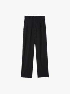 To b. by agnès b. 【Outlet】コットン タックパンツ ブラック