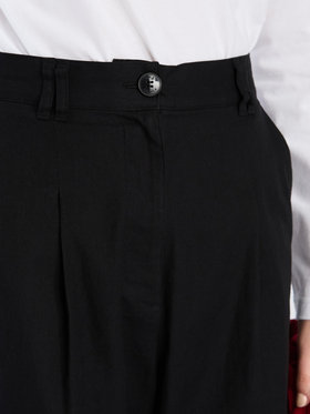 To b. by agnès b. 【Outlet】コットン タックパンツ ブラック