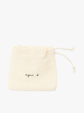 ENFANT ガールズ キッズ ”b.” ロゴ ベロア ヘアピン ピンク