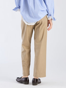 To b. by agnès b. 【Outlet】コットン タックパンツ ベージュ
