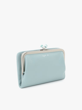 VOYAGE ウィメンズ バッグ＆ウォレット レザー がま口 ウォレット ”Irene” PAW07-03 ブルー