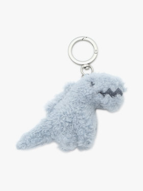 HOMME メンズ SPORT b. ディノ ファーリー キーチェーン ブルー系その他