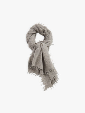 FEMME ウィメンズ カシミヤ ストール ”Lilwenn” グレー