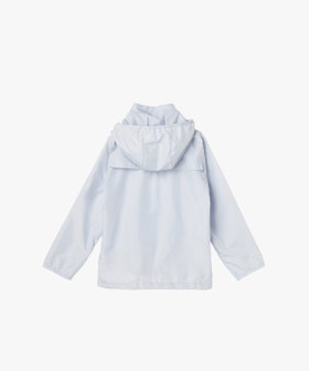 ENFANT ユニセックス キッズ ロゴ 長袖 ポケッタブル レイン ブルゾン グレー