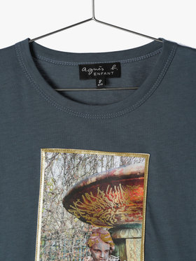 ENFANT ガールズ 【Outlet】SEE6 E TS キッズ Tシャツ グレー系その他