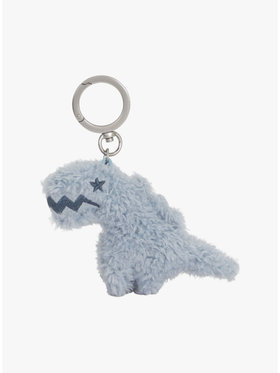 HOMME メンズ SPORT b. ディノ ファーリー キーチェーン ブルー系その他