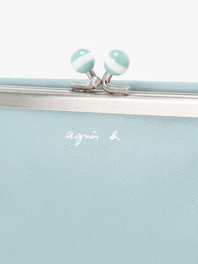 VOYAGE ウィメンズ バッグ＆ウォレット レザー がま口 ウォレット ”Irene” PAW07-03 ブルー