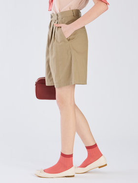 To b. by agnès b. 【Outlet】コットン ショートパンツ ベージュ