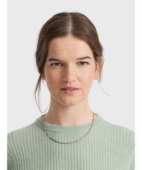 FEMME ウィメンズ カシミヤ 長袖 ニットプルオーバー グリーン系その他