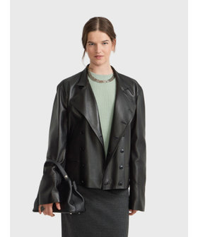 FEMME ウィメンズ カシミヤ 長袖 ニットプルオーバー グリーン系その他