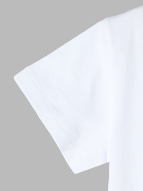 ENFANT ユニセックス キッズ ロゴ コットン 半袖 Tシャツ ホワイト