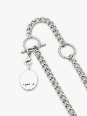 HOMME メンズ 【Outlet】メンズ ネックレス "Ben" シルバー