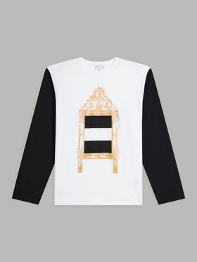 HOMME メンズ SEZ0 TS MARK Tシャツ ホワイト
